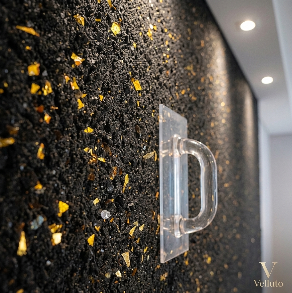 Detalhe de Fibra e Ouro